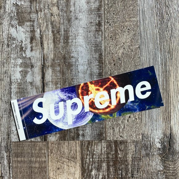 Supreme x Undercover x Public Enemy Box Logo Sticker - Picture 1 of 1